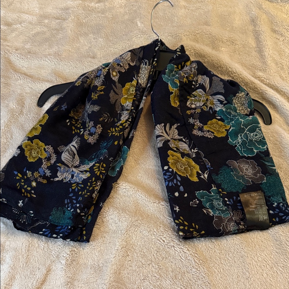 H&M Multicolor Floral Scarf